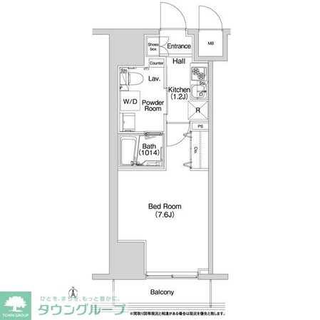コンフォリア上野入谷の物件間取画像